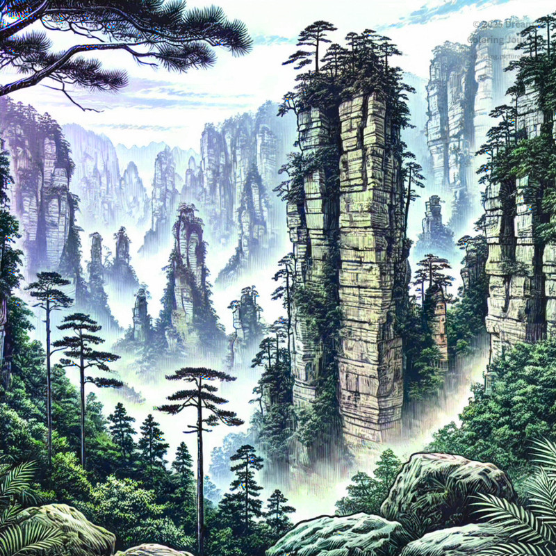 22. 張家界国立森林公園
