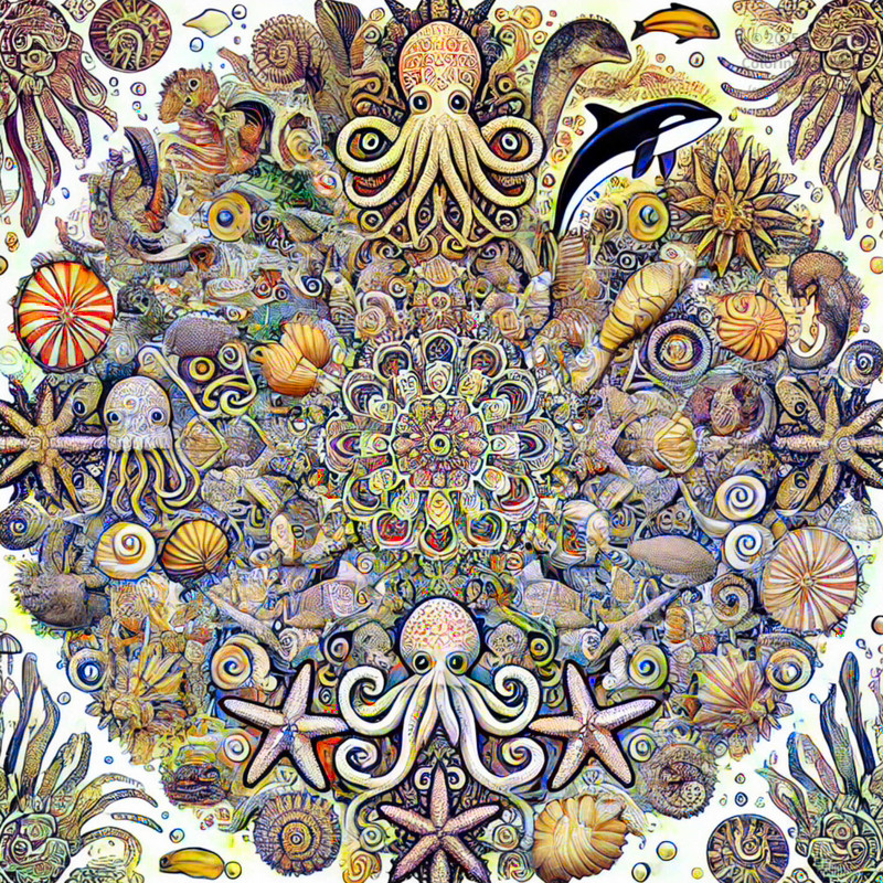 6. 海の生き物曼荼羅
