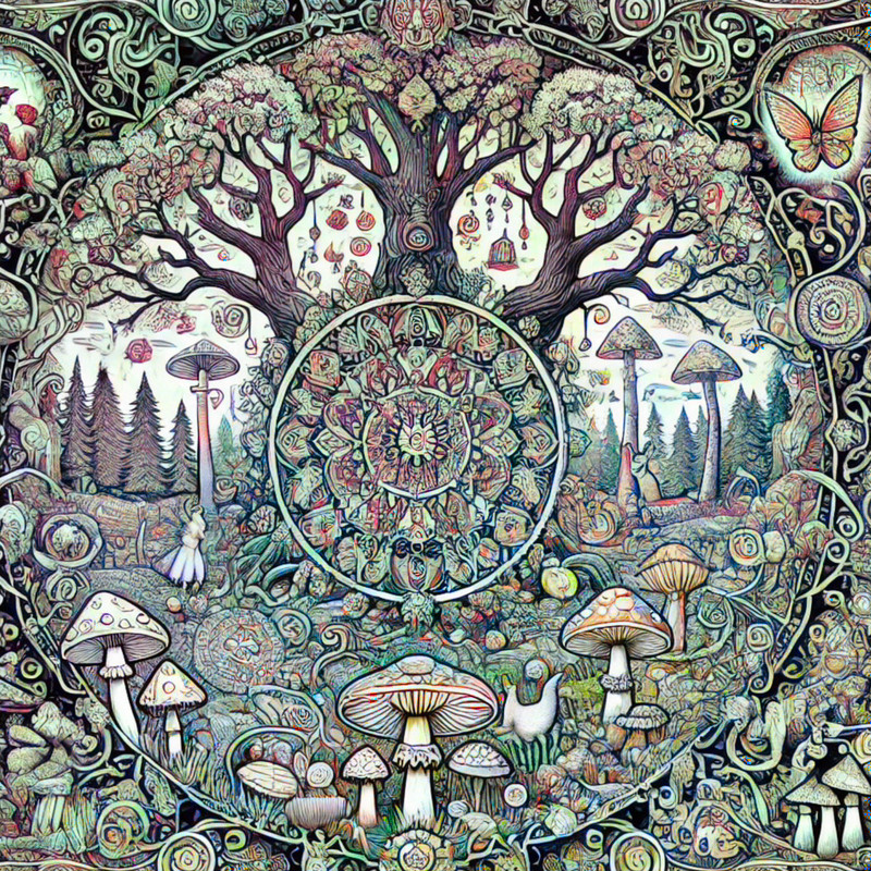10. 幻想の森曼荼羅