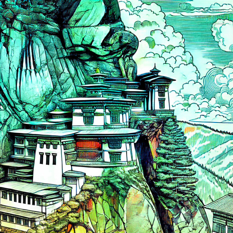 1. タクツァン僧院（虎の巣）