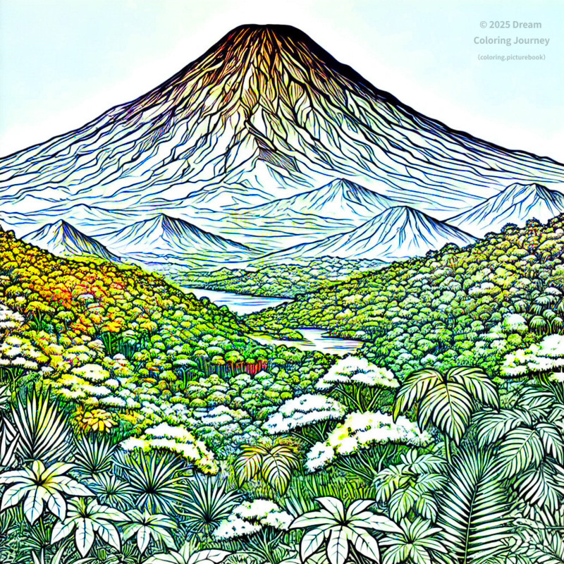 1. カメルーン山(マウント・カメルーン)の風景