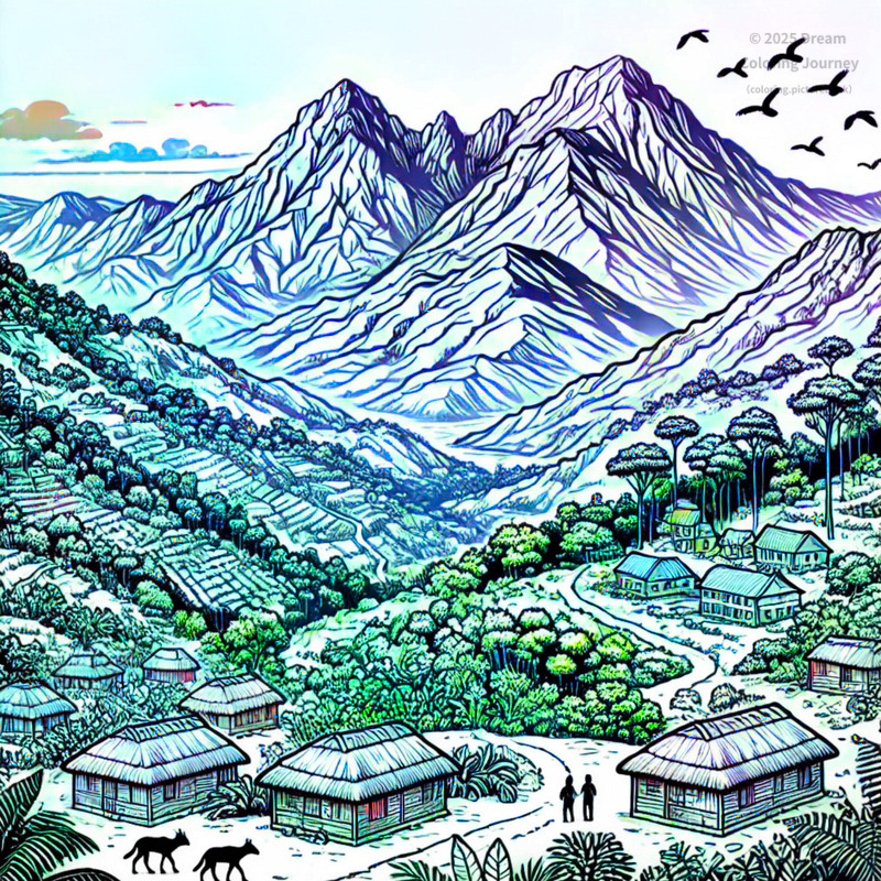 20. バンブートス山の眺望