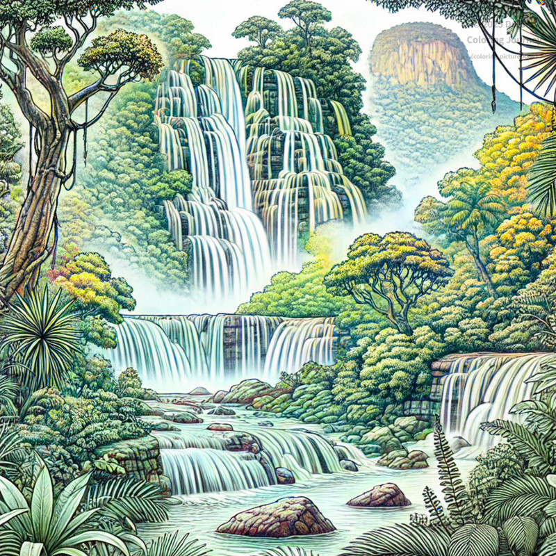 10. ボラベン高原の滝（パークセー）