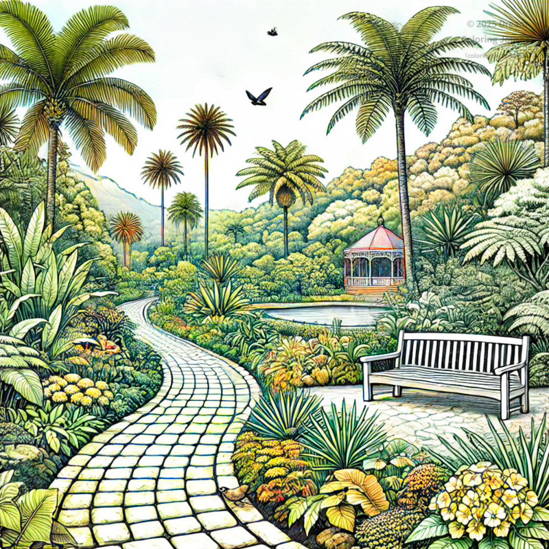 17. バイリマ植物園