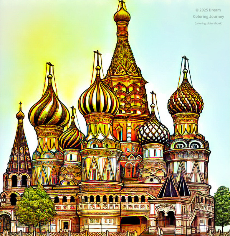 6. 聖ワシリイ大聖堂（ロシア）