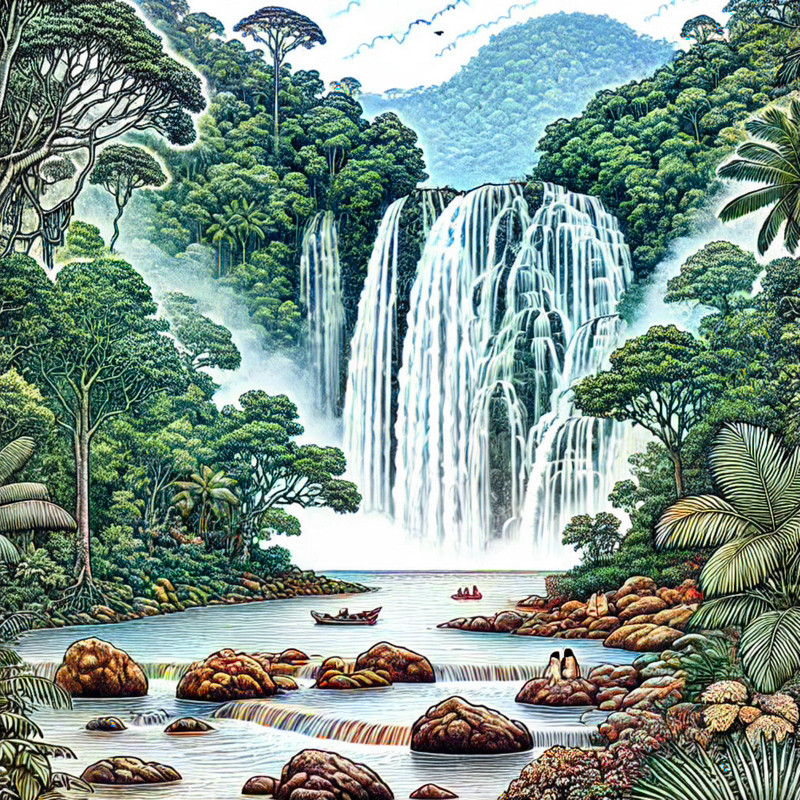 5. ガラスマオの滝（ンガルドマウの滝）
