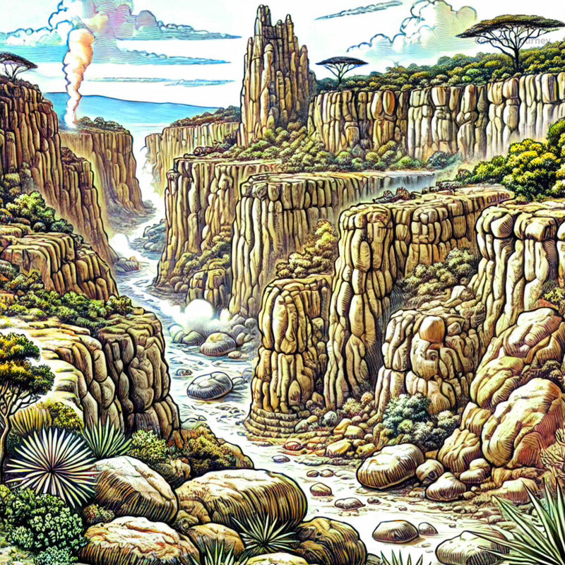 10. ヘルズ・ゲート国立公園の峡谷