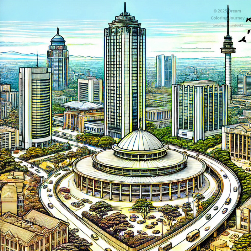 11. ナイロビ市街とケニヤッタ国際会議場（KICC）