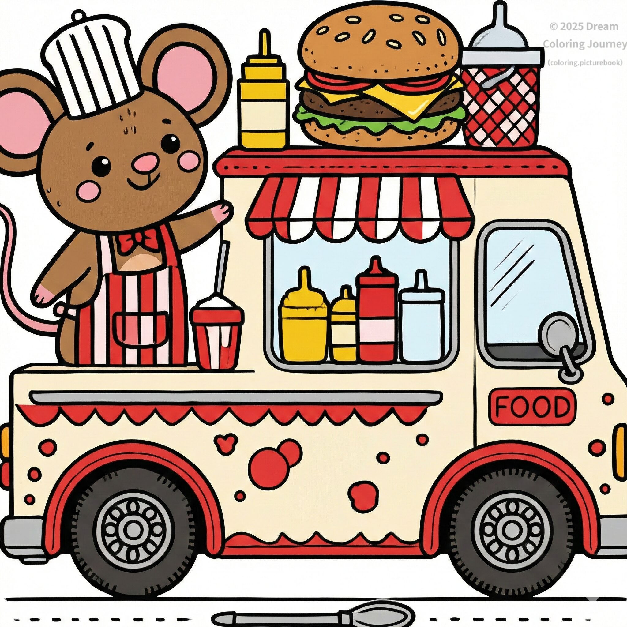 14 .キッチンカーとネズミの料理人
