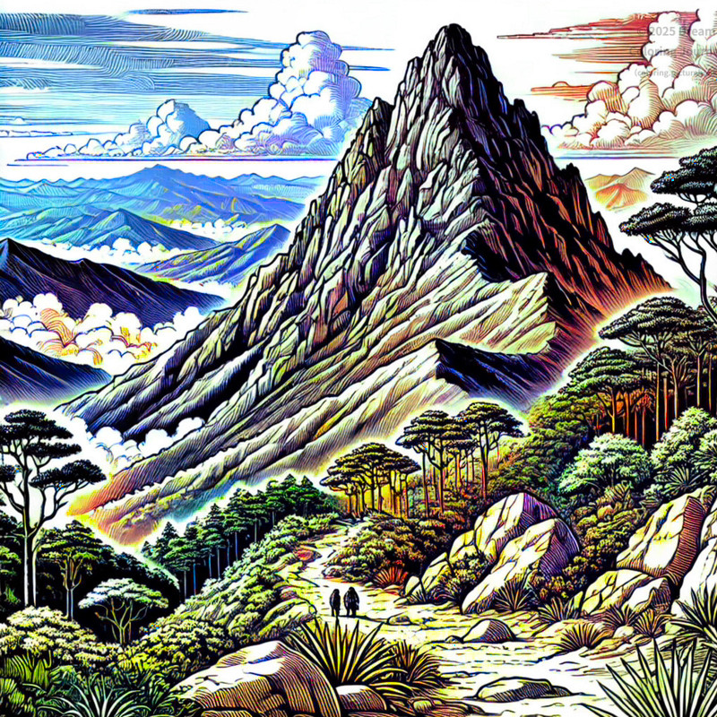 10. セロ・ラス・ミナス山の山岳風景