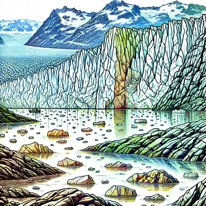 11. エキ氷河の崩落前線