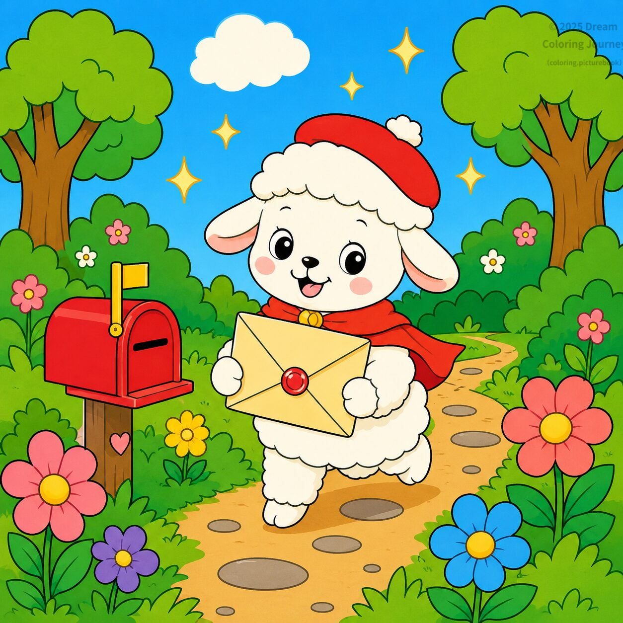 15. 魔法の手紙を届ける子ひつじ
