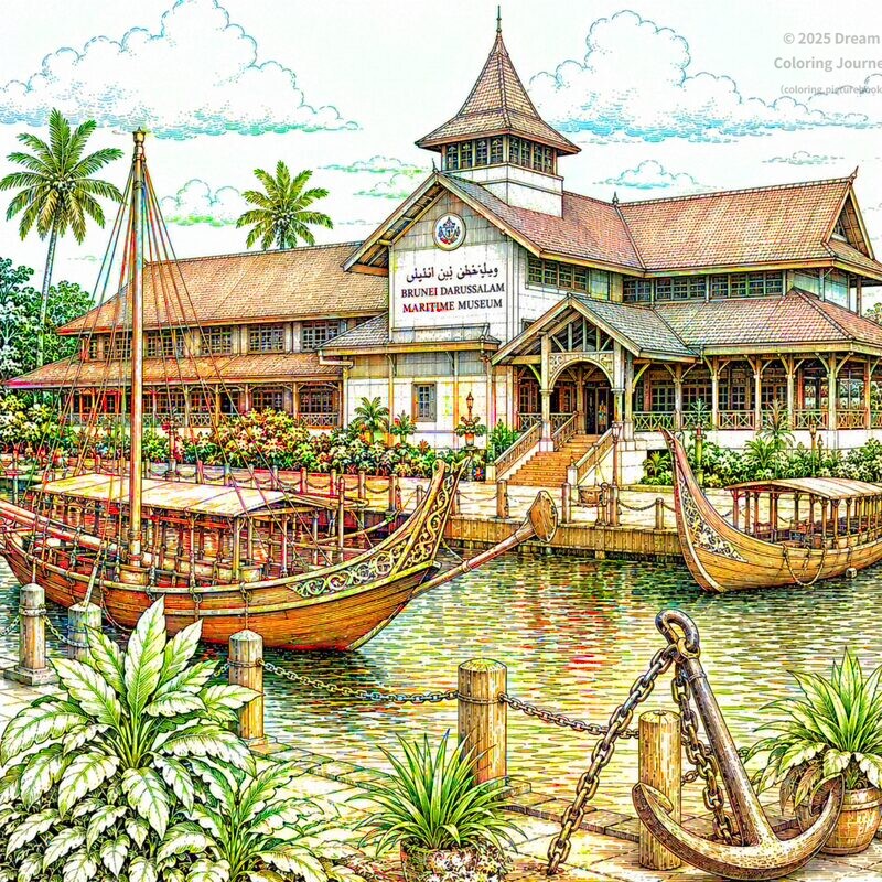 13. ブルネイ・ダルサラーム海洋博物館