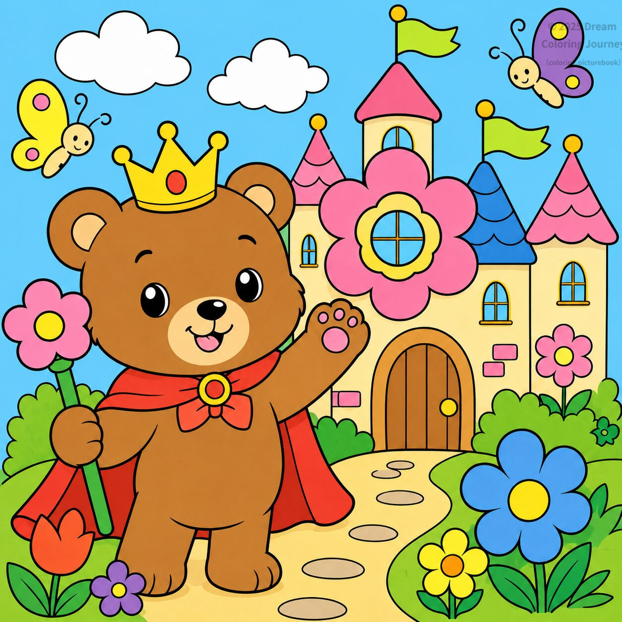 3. 花のお城に住むくまの王子さま