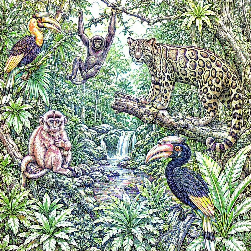 24. ブルネイの熱帯雨林と野生動物