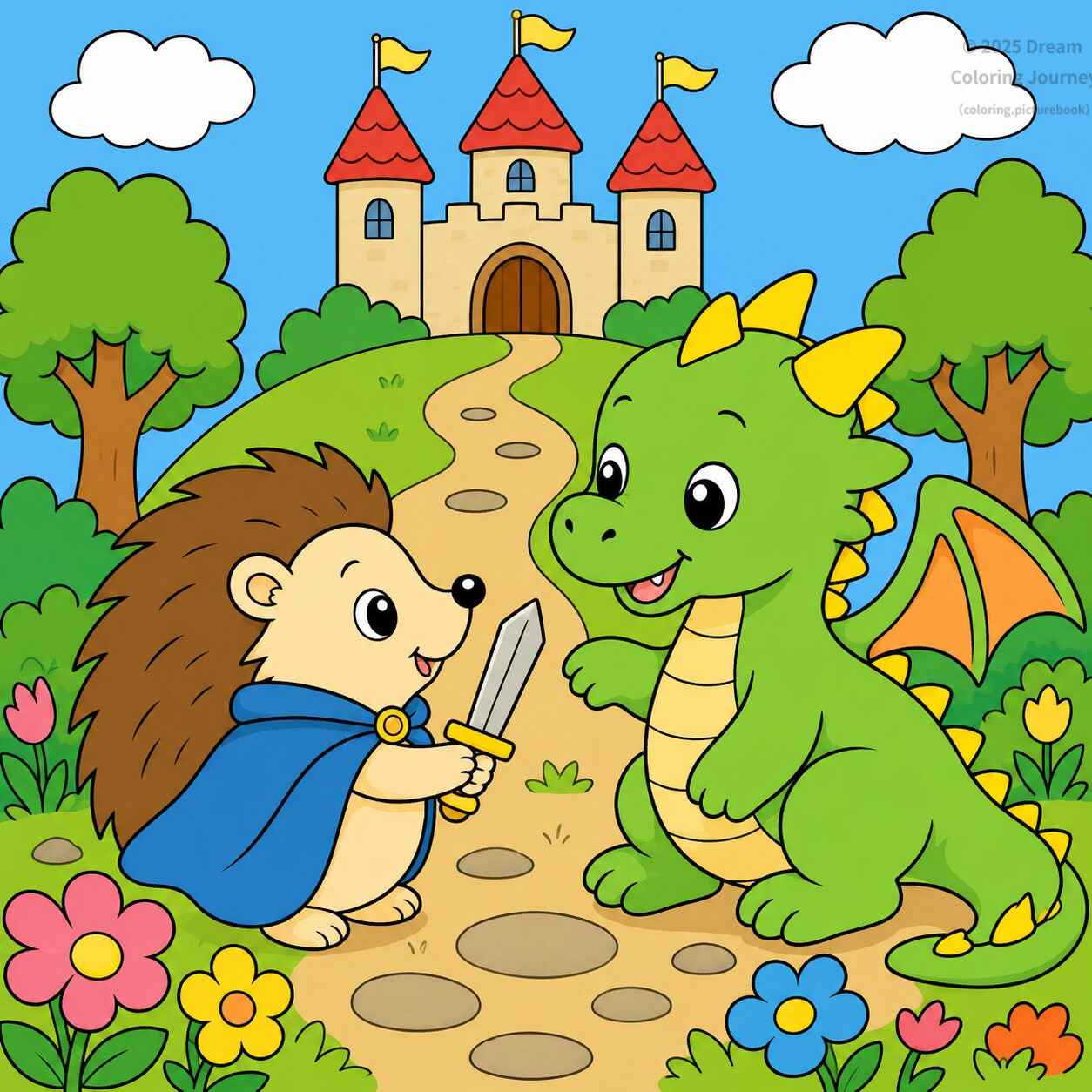 7. やさしいドラゴンとハリネズミの騎士